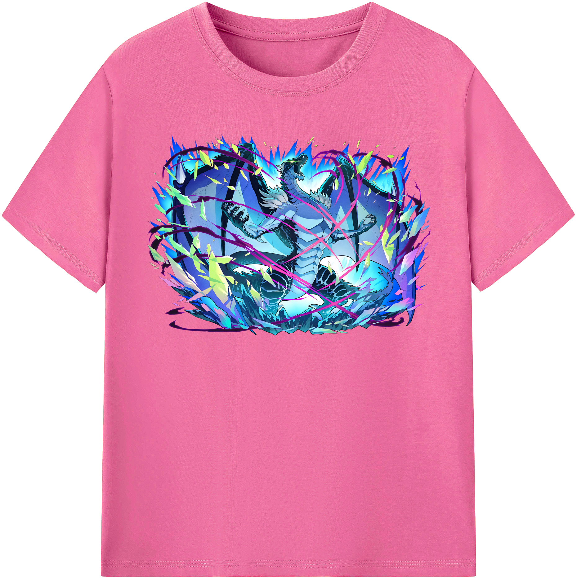 （画像用） 転スラ Regarding Reincarnated to Slime レディースカジュアルプリントTシャツ（綿100％）